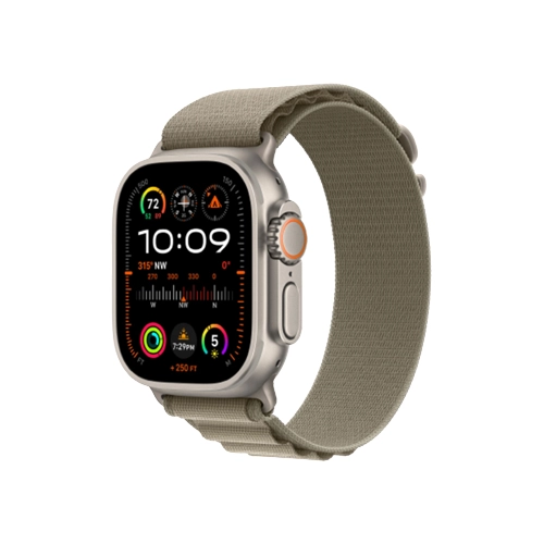 Alpine-Loop-Olive-6460 Apple Watch Ultra 2 - Image 1
