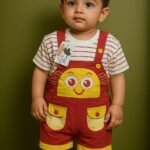 Fashionable Multicolor Rampar Dress For Baby Boys