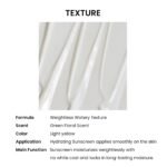 Heimish Moringa Ceramide Hyaluronic Hydrating Watery Sunscreen – 50ml - Image 9