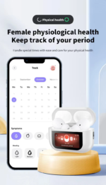 A9 Pro ANC Earbuds Touch Screen Display - Image 6