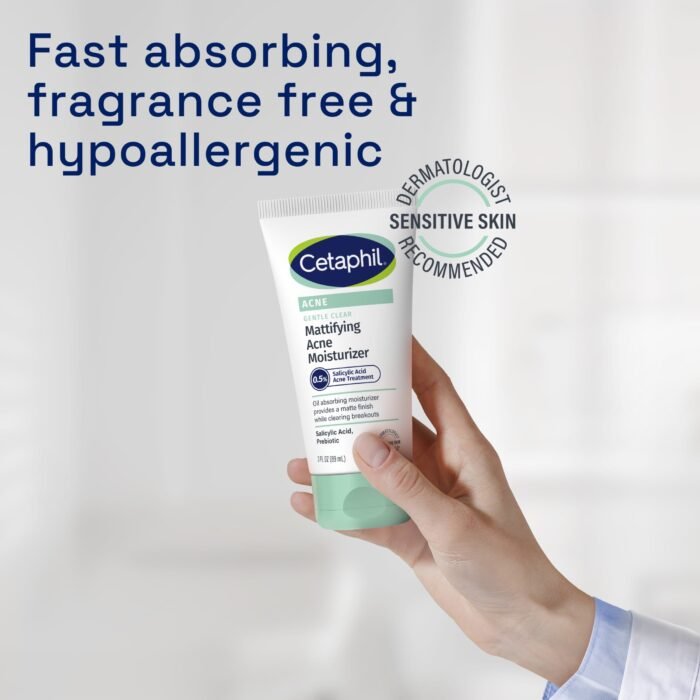 Cetaphil Gentle Clear Mattifying Acne Moisturizer – 89ml - Image 9