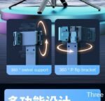 YE Q515TK Extendable 71" Ai Face Tracking Gimbal Selfie Stick Tripod with Wireless Remote - Image 11