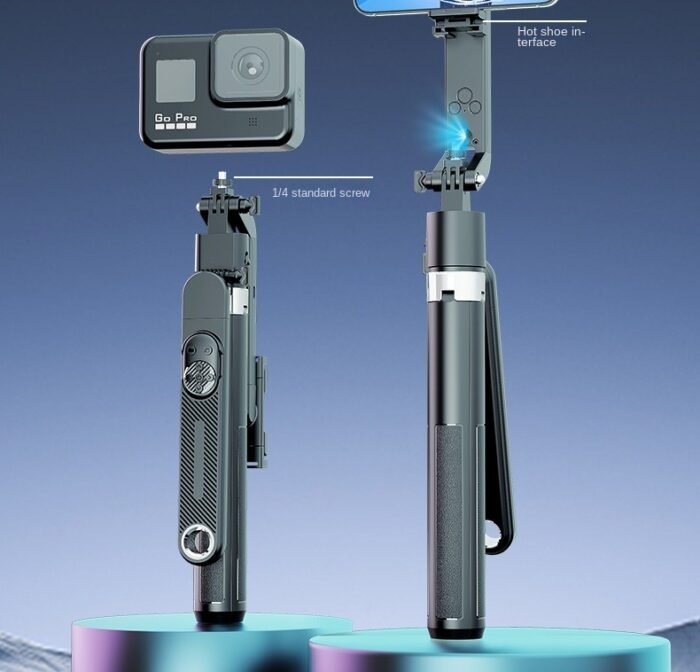 YE Q515TK Extendable 71" Ai Face Tracking Gimbal Selfie Stick Tripod with Wireless Remote - Image 5