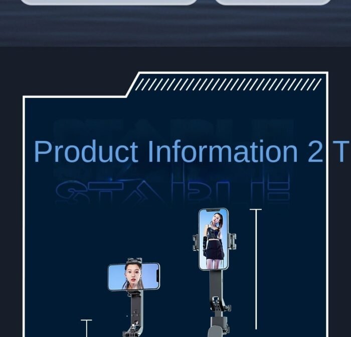 YE Q515TK Extendable 71" Ai Face Tracking Gimbal Selfie Stick Tripod with Wireless Remote - Image 6