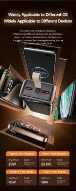 Awei PA-12 30000mAh Fast Charging Power Bank - Image 7