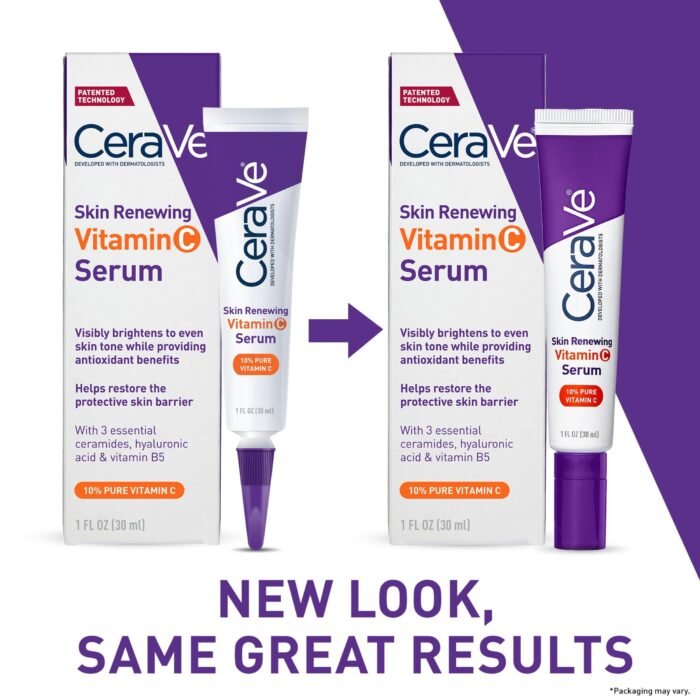 CeraVe Skin Renewing Vitamin C Serum – 30ml - Image 2