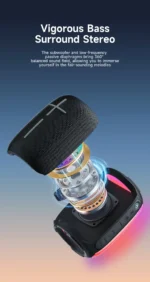 Awei Y525 Portable Outdoor Loud Bass Subwoofer Wireless Speaker - Image 7