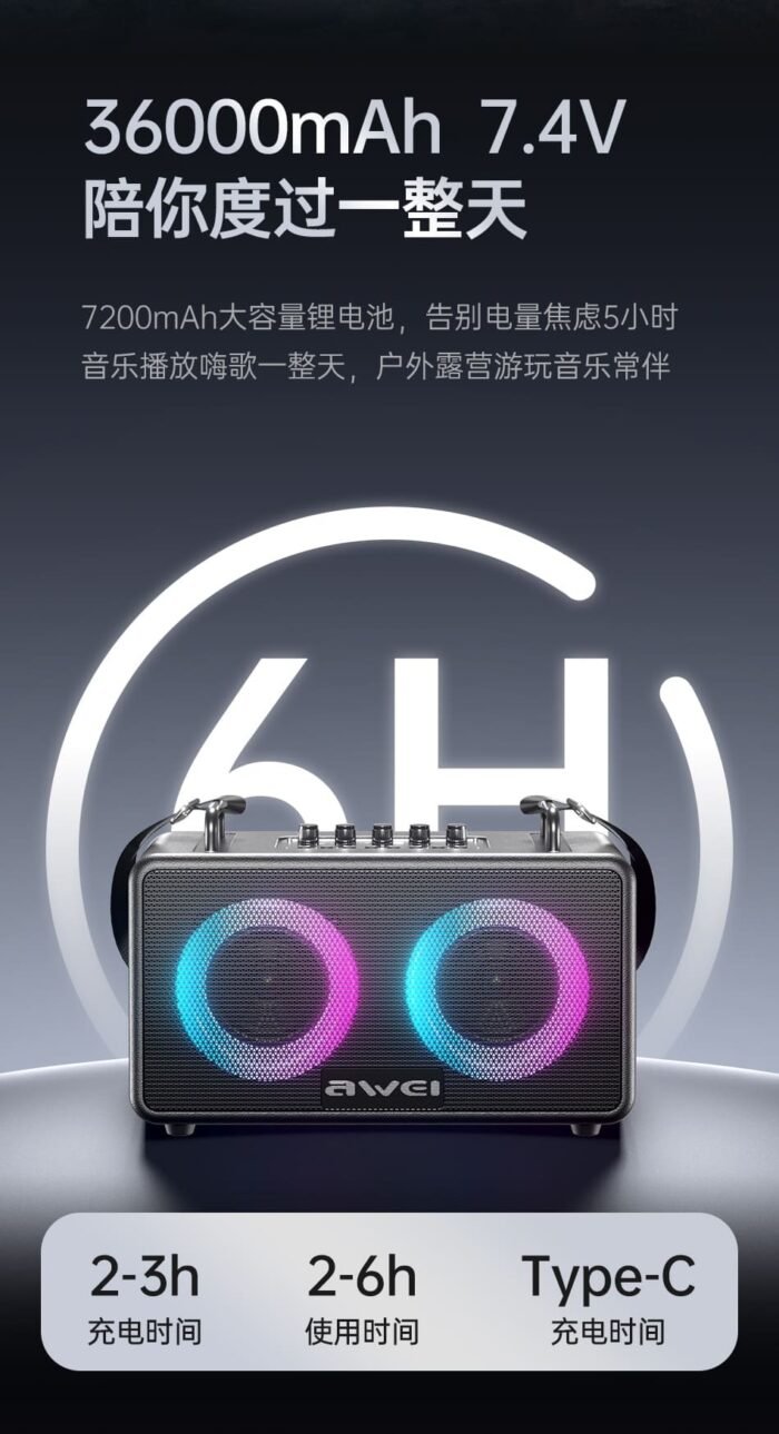 Awei Ka18 70W Output Wireless Speaker - Image 5