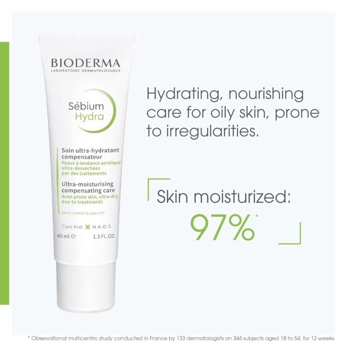 Bioderma Sebium Hydra Ultra Moisturising Cream – 40ml - Image 2