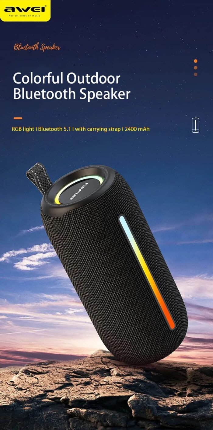Awei Y788 Bluetooth Speaker With RGB Light - Image 2