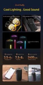 Awei Y788 Bluetooth Speaker With RGB Light - Image 3