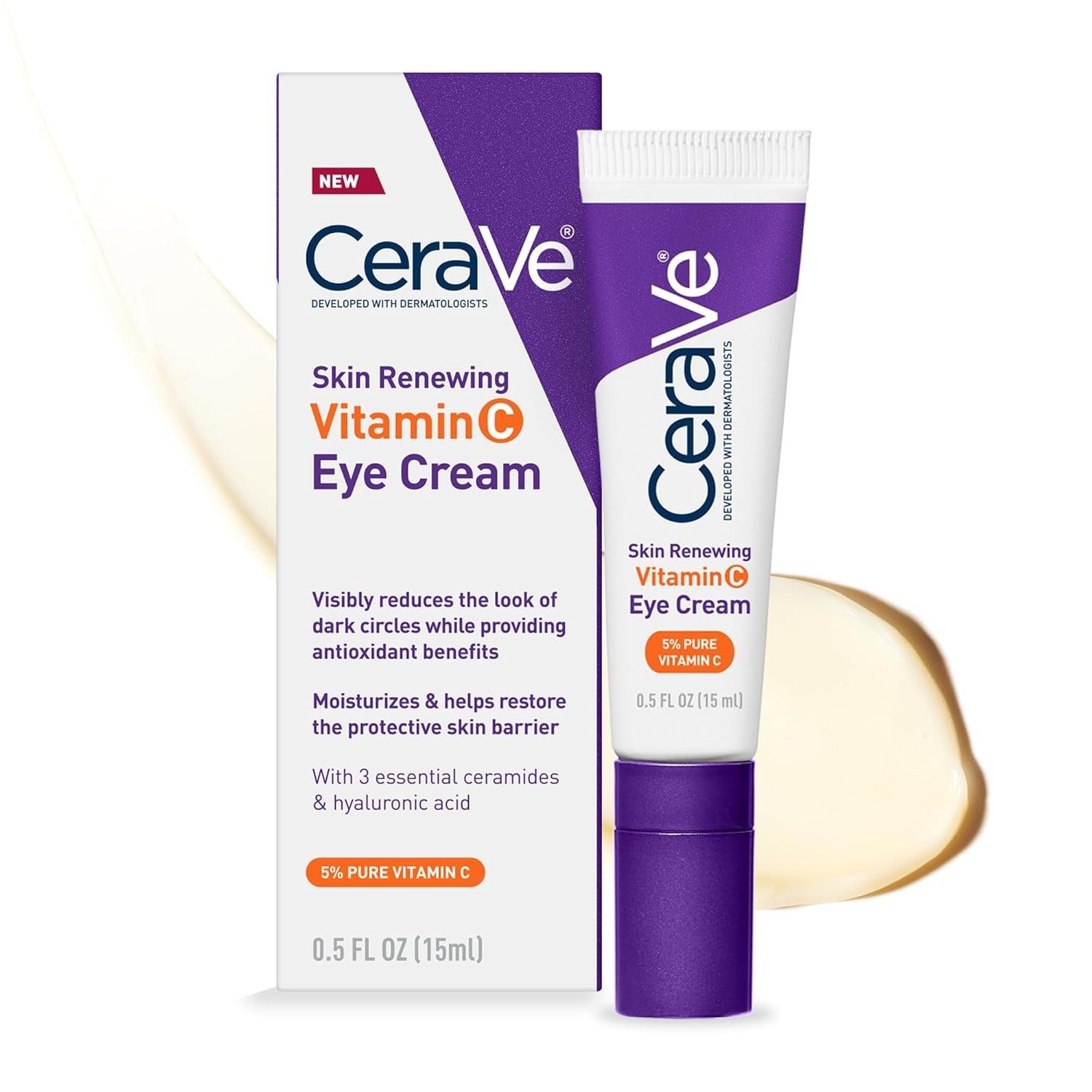 imgi_18_71eXA9R1ITL._SL1500_1 CeraVe Skin Renewing Vitamin C Eye Cream – 15ml - Image 1