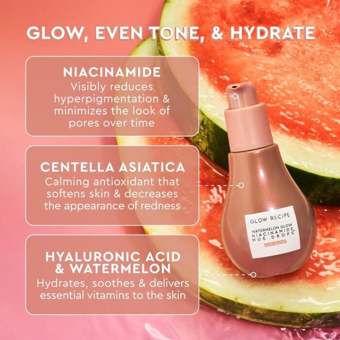 Glow Recipe Watermelon Glow Niacinamide Hue Drops - Image 4