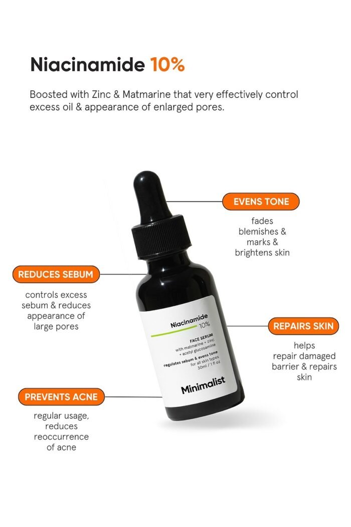 Minimalist Niacinamide 10% Face Serum – 30ml - Image 2