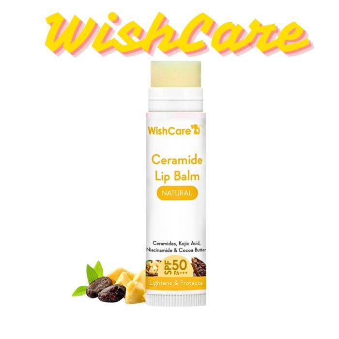 WishCare Ceramide Lip Balm with SPF 50 PA+++ (Untinted) – 5g - Image 7