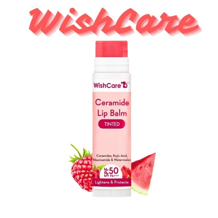 WishCare Ceramide Lip Balm with SPF 50 PA+++ (Tinted) – 5g - Image 7