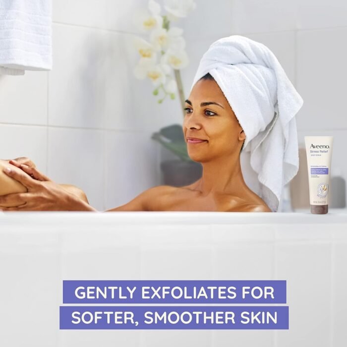 Aveeno Stress Relief Body Scrub – 227g - Image 4