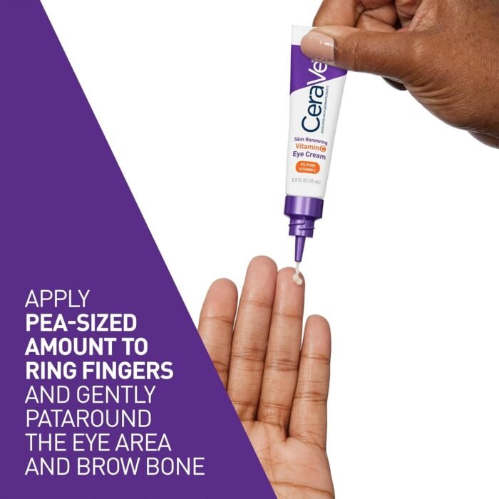 CeraVe Skin Renewing Vitamin C Eye Cream – 15ml - Image 2
