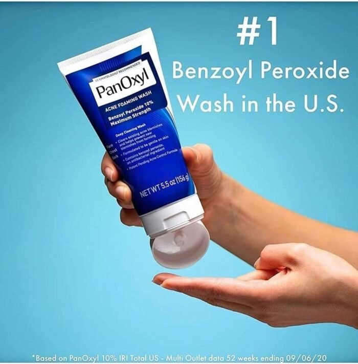 Panoxyl Acne Foaming Wash with 10% Benzoyl Peroxide for Maximum Strength 156g - Image 6
