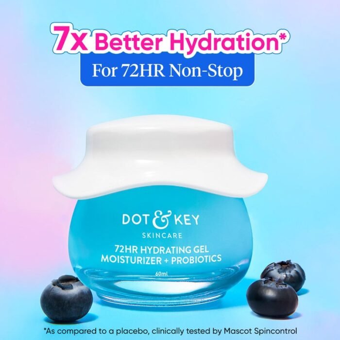 Dot & Key 72 HR Hydrating Gel Moisturizer + Probiotics – 60m - Image 2