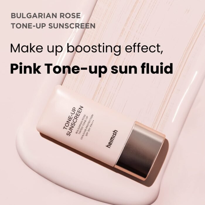 Heimish Bulgarian Rose Tinted Tone-up Sunscreen SPF50+ PA+++ – 30ml - Image 3