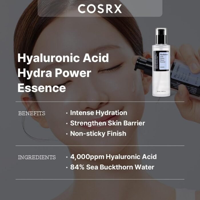 COSRX Hyaluronic Acid Hydra Power Essence – 100ml - Image 4