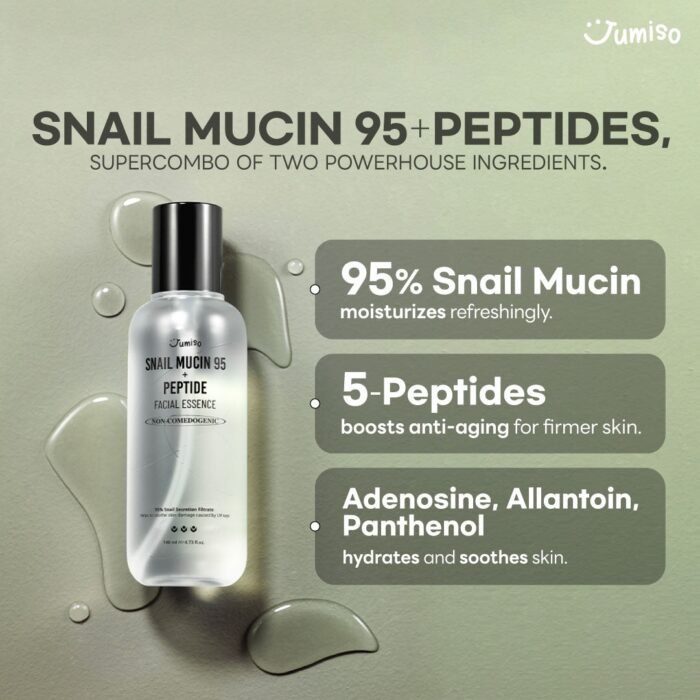 JUMISO Snail Mucin 95% + Peptide Essence - Image 2