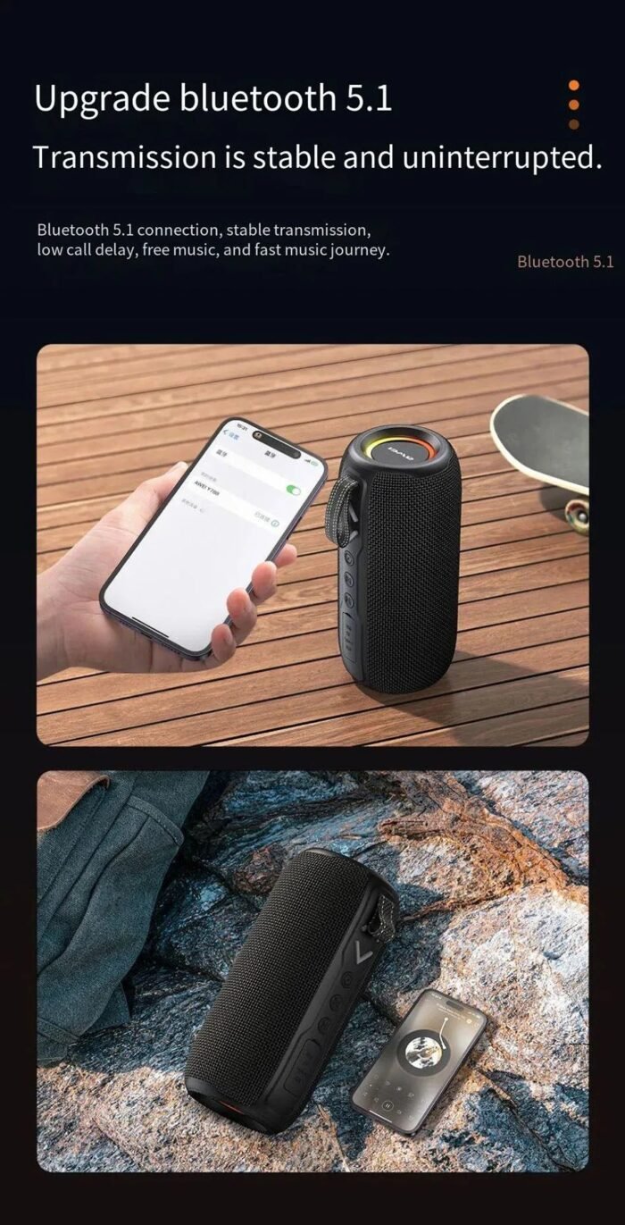 Awei Y788 Bluetooth Speaker With RGB Light - Image 5