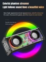V8 Rgb Transparent Mecha Bluetooth Speaker - Image 3