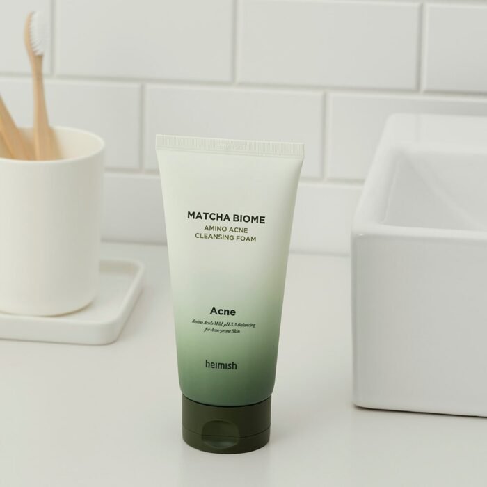 Heimish Matcha Biome Amino Acne Cleansing Foam – 150ml - Image 4