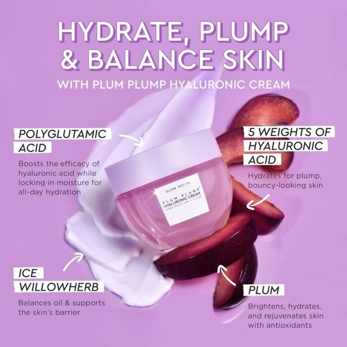 Glow Recipe Plum Plump Hyaluronic Cream - Image 4
