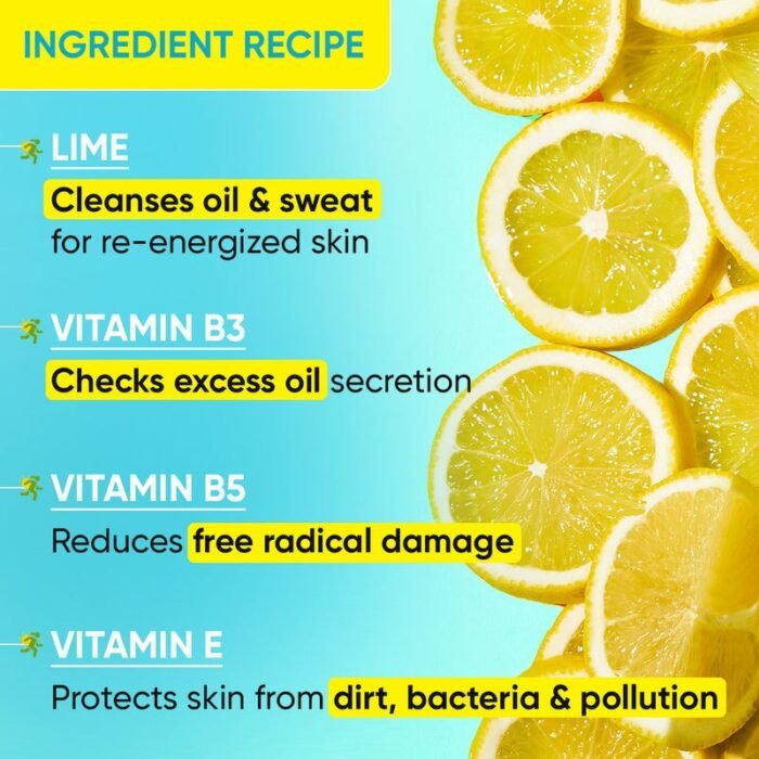 Dot & Key Lime Rush Sports Facewash – 100ml - Image 6