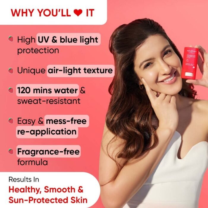 Dot & Key Strawberry Dew Sunscreen Stick SPF 50 – 20g - Image 3