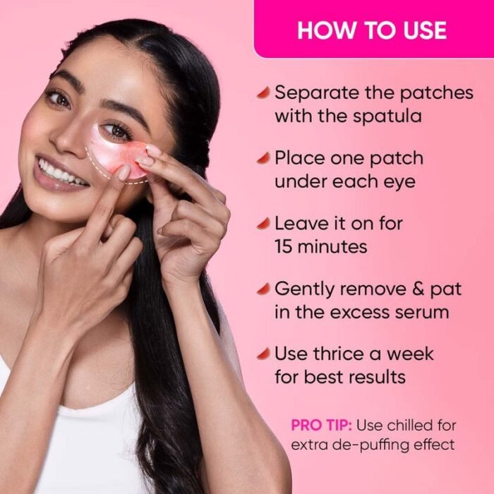 Dot & Key Watermelon Cooling Hydrogel Eye Patches – 60 Patches - Image 6