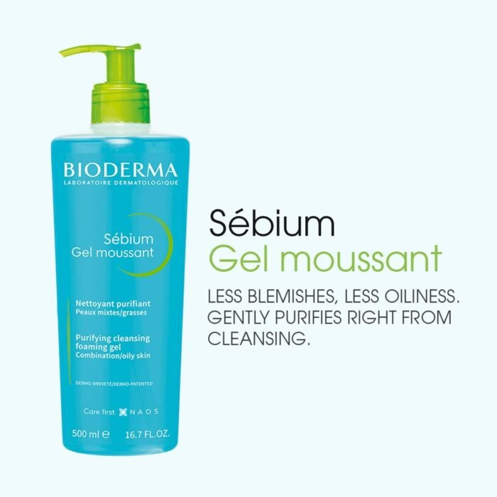 Bioderma Sebium Purifying Cleansing Foaming Gel - Image 2