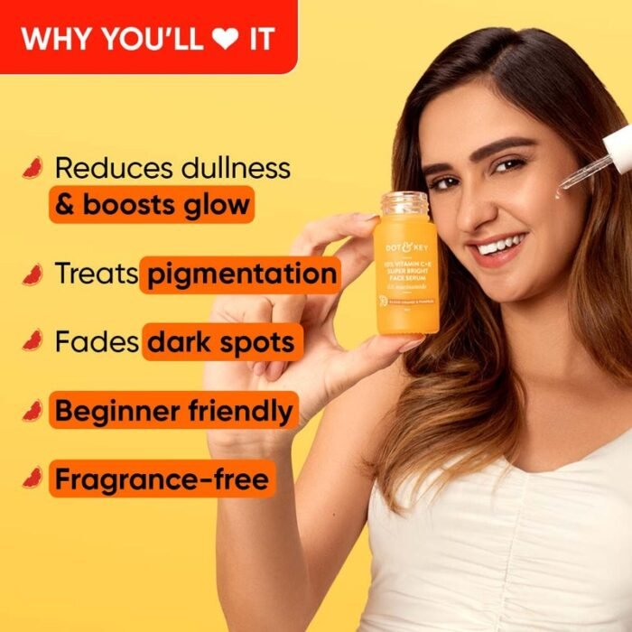 Dot & Key 10% Vitamin C+E & 5% Niacinamide Serum – 30ml - Image 3