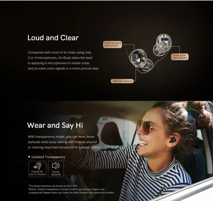 QCY ArcBuds HT07 ANC TWS Earbuds - Image 7