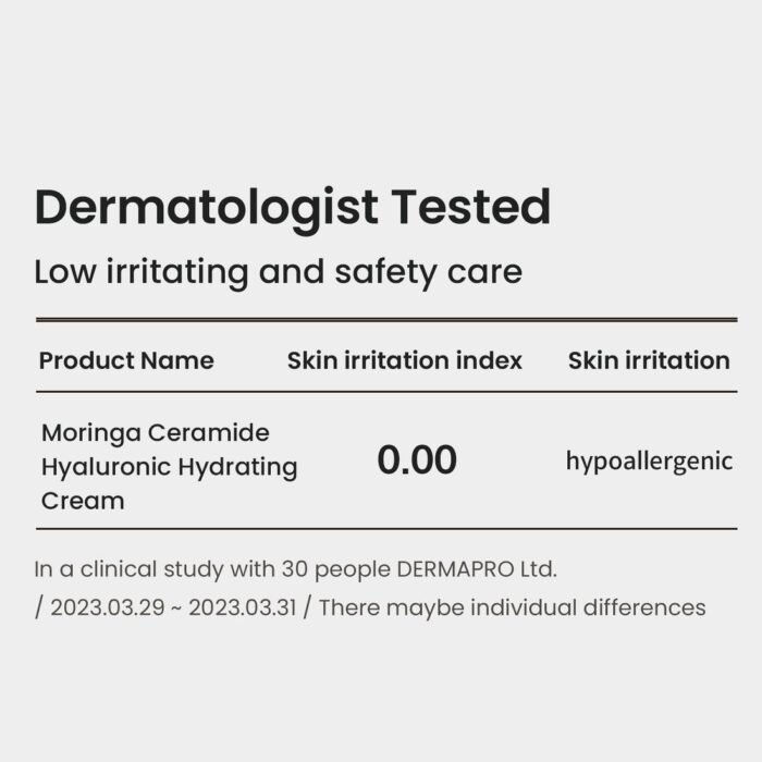 Heimish Moringa Ceramide Hylauronic Hydrating Cream – 50ml - Image 8