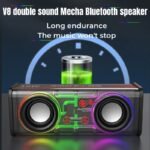 V8 Rgb Transparent Mecha Bluetooth Speaker