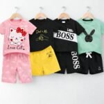 Baby T Shirt & Pant - Set of 4 Pcs Combo