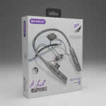 RECRSI RE-NY028 Hanging Neckband Earphone - Black