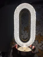 Rechargeable Crystal Zero Table Lamp For Gift Bedroom Living Room Restaurant - Image 3