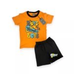 Skater Casual Orange Wear Set for kids