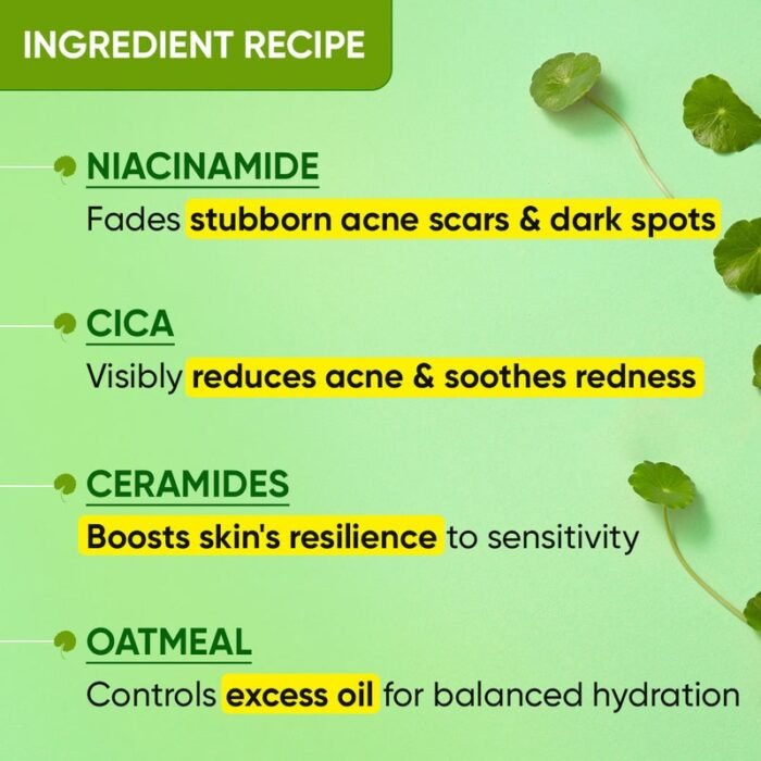 Dot & Key Cica Calming Oil Free Moisturizer For Acne Prone skin – 60ml - Image 6