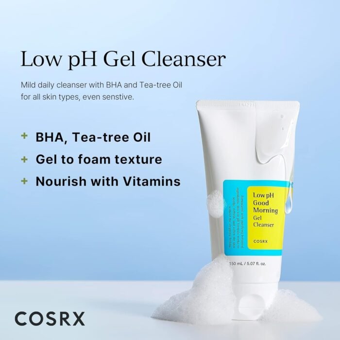 COSRX Low Ph Good Morning Gel Cleanser – 150ml - Image 4
