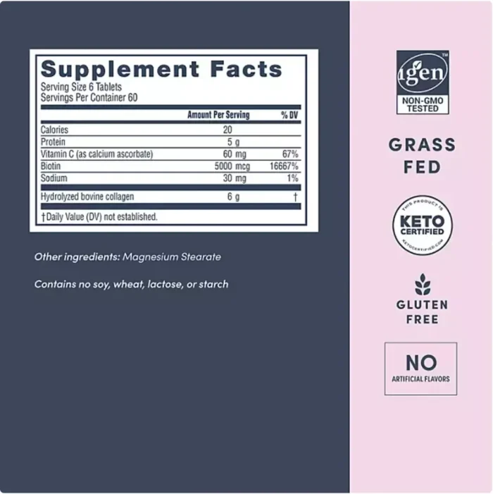 NeoCell Super Collagen + Vitamin C & Biotin – 360 Tablets - Image 5