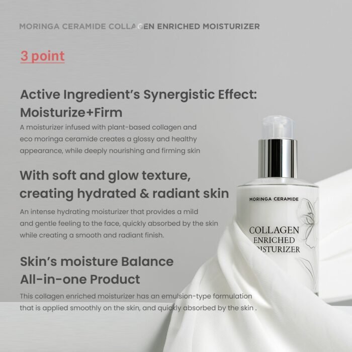 Heimish Moringa Ceramide Collagen Enriched Moisturizer – 120ml - Image 6