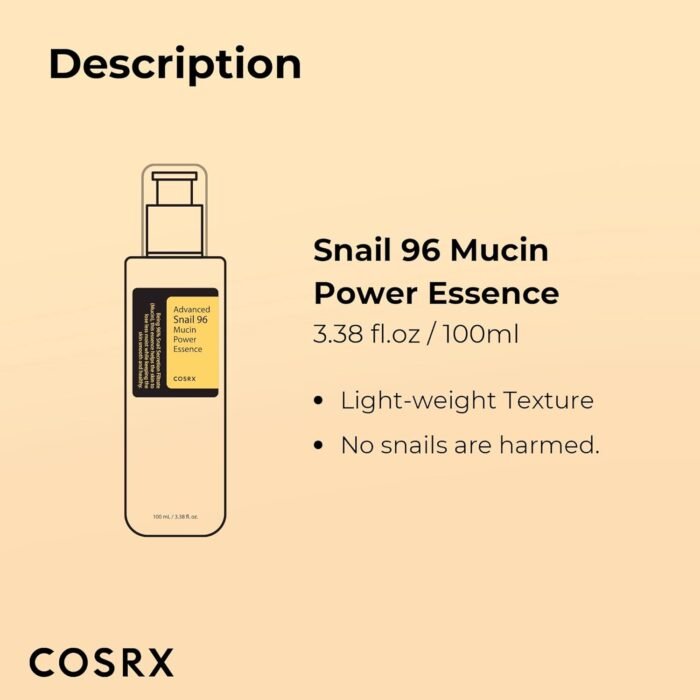 COSRX Advanced Snail 96 Mucin Power Essence – 100ml - Image 8