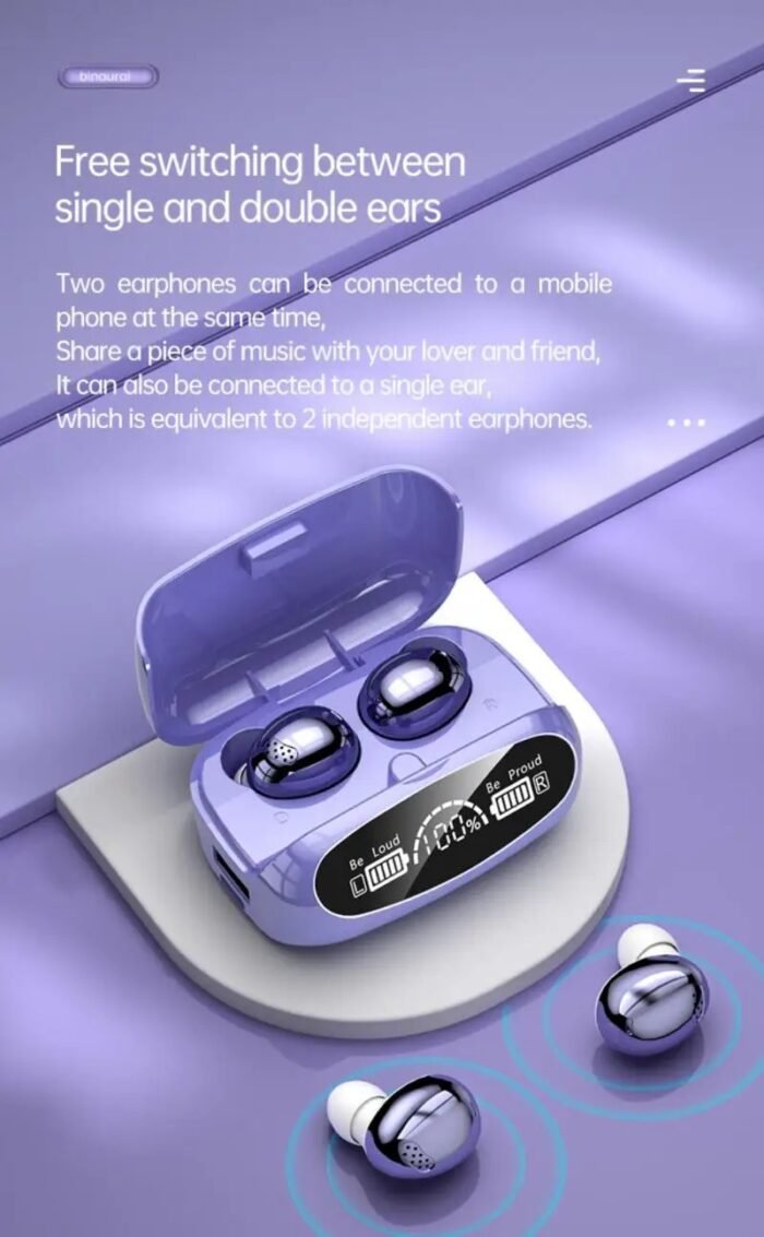 M32 Wireless Headphones Stereo Sport Touch Headset TWS Bluetooth V5.1 Earphones Earbuds with Microphone - Image 7