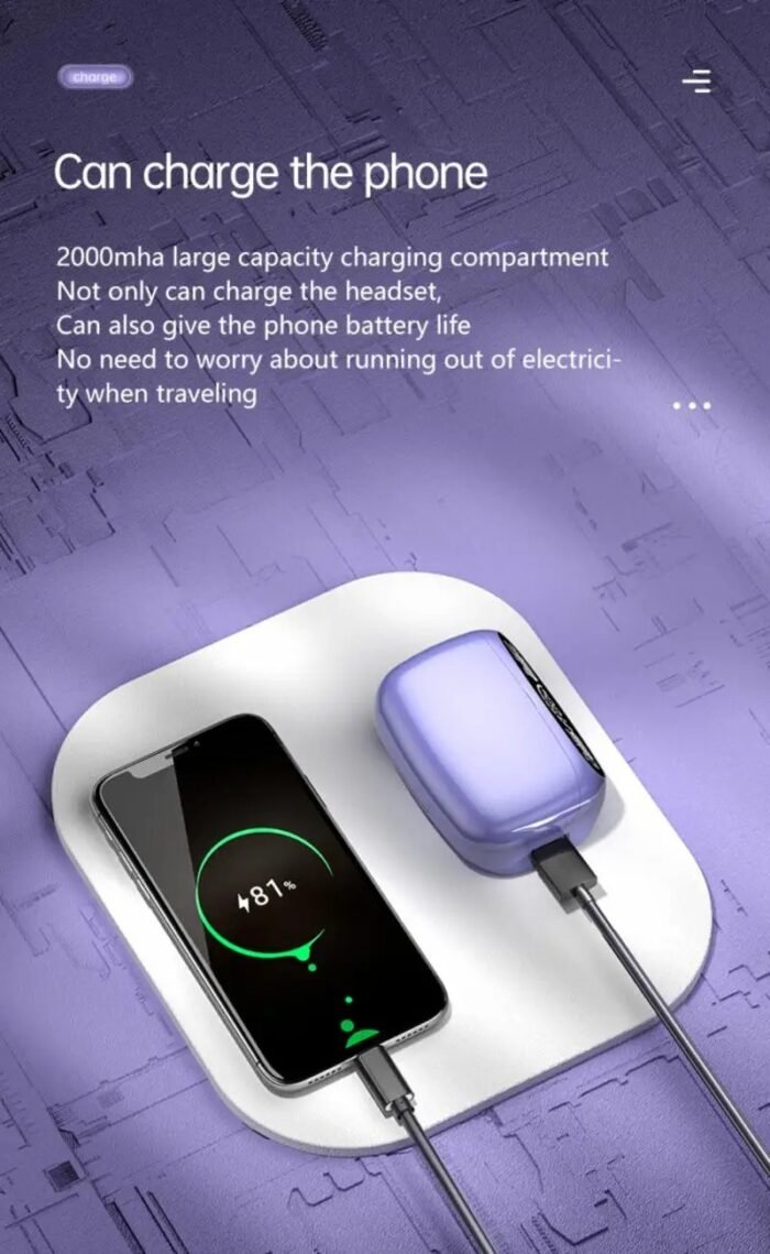 M32 Wireless Headphones Stereo Sport Touch Headset TWS Bluetooth V5.1 Earphones Earbuds with Microphone - Image 5